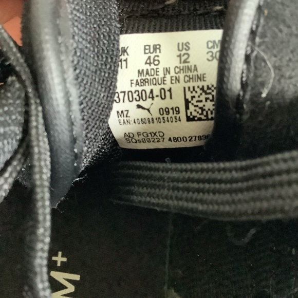 Men’s puma suede trainers size 11 black - Picture 5 of 5